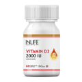 inlife vitamin d3 cholecalciferol supplement for men women 2000 iu capsules 60s 